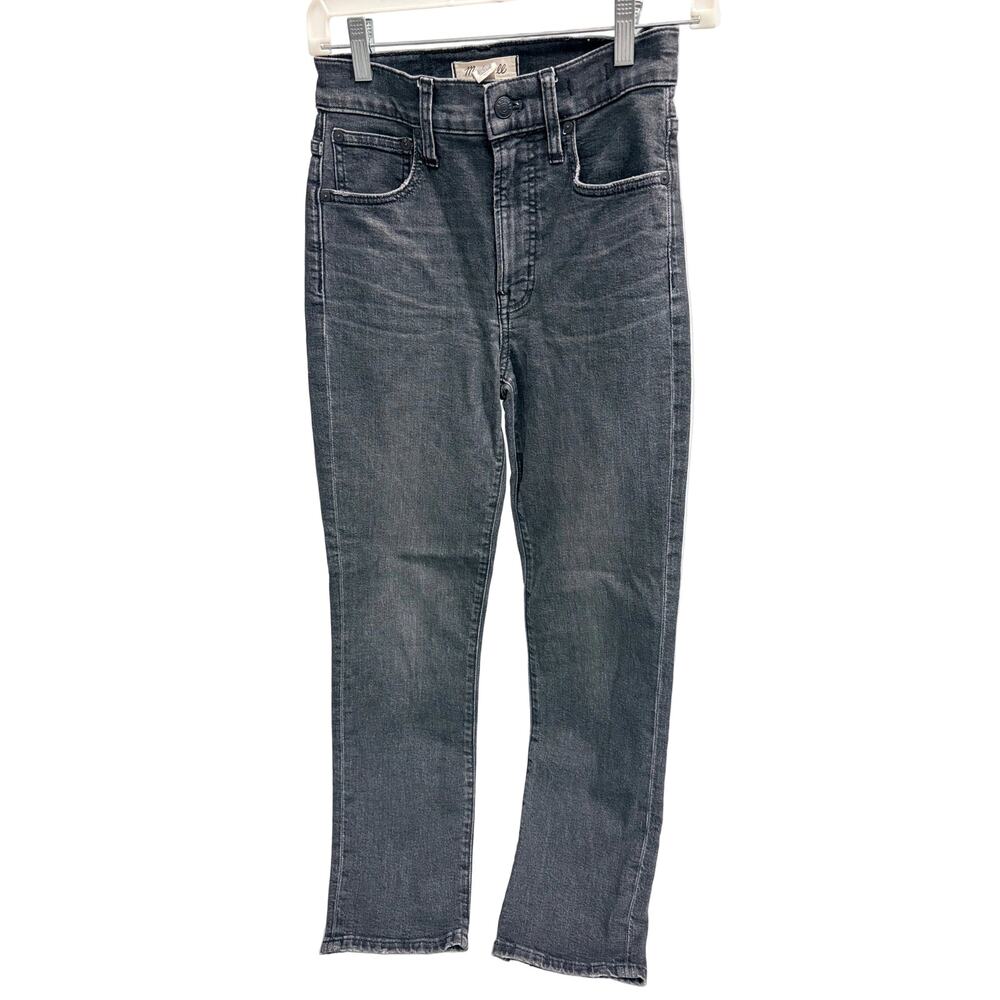 Madewell "The Perfect Vintage Crop black jeans